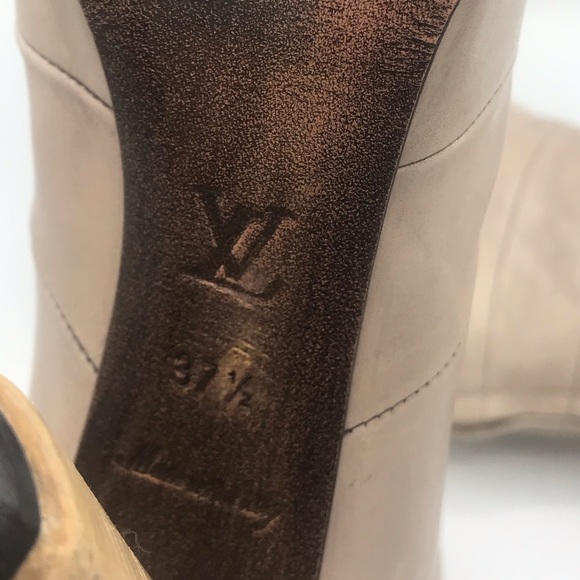 Louis Vuitton High Heel Booties Boots Leather - Picture 5 of 8